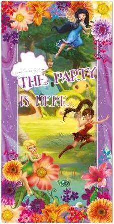 Actual product image Disney Fairies Magic Plastic Floral Door Decoration