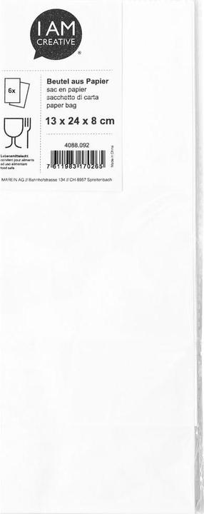 Image du produit I Am Creative Sacs en papier (Papier cadeau, 6 x)