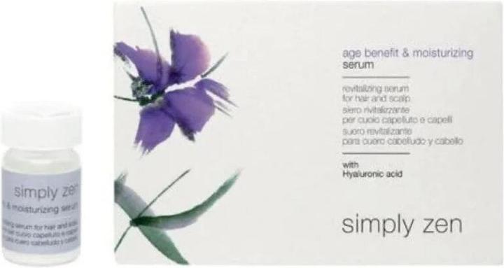 Produktbild Simply Zen Ser pentru par si scalp Age Benefit & Moisturizing, 12x5ml (5 ml)