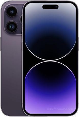 Immagine prodotto Re!commerce iPhone 14 Pro (128 GB, Viola, 6.70", 48 Mpx, SIM + eSIM, B / Molto bene)