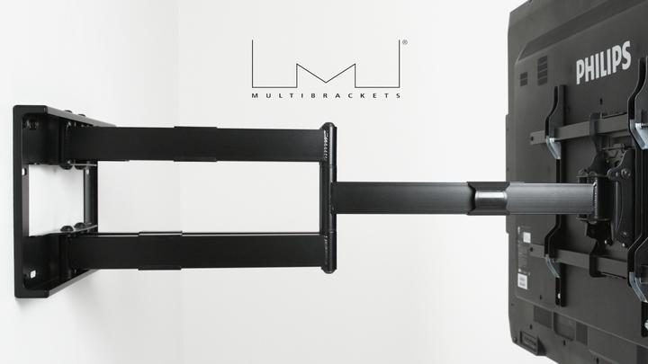 Productafbeelding Multibrackets Muurbeugel 42"-90", zwart, metaal, max 60 kg