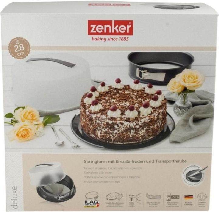 Immagine prodotto Zenker Teglia a molla con cofano, Ø 28 cm (28 cm)