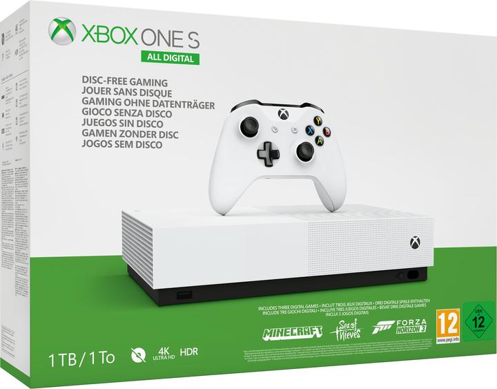 Actual product image Microsoft Xbox One S All Digital