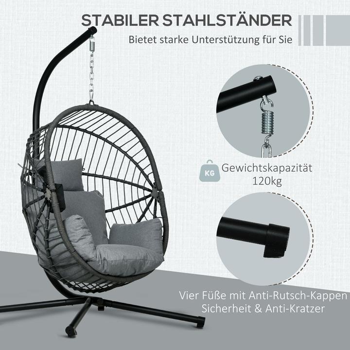 Produktbild Outsunny Hängesessel (120 kg)