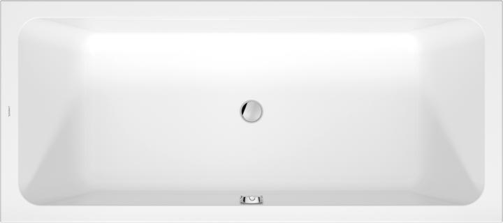 Immagine prodotto Duravit Vasche da bagno D-Code, 1800x800 mm, rettangolare, versione da incasso, 285 litri, 2 spioven (285 l, 80 cm, 180 cm)
