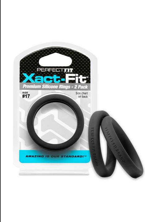 Immagine prodotto PerfectFitBrand #17 Xact-Fit Cockring 2-Pack (4.30 cm)