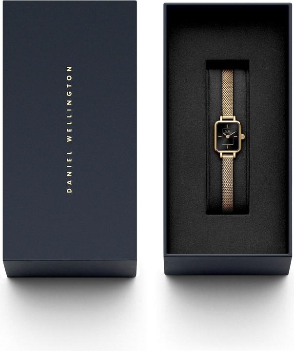 Produktbild Daniel Wellington Quadro Mini Evergold Onyx Gold (Analoguhr, 15.50 mm)