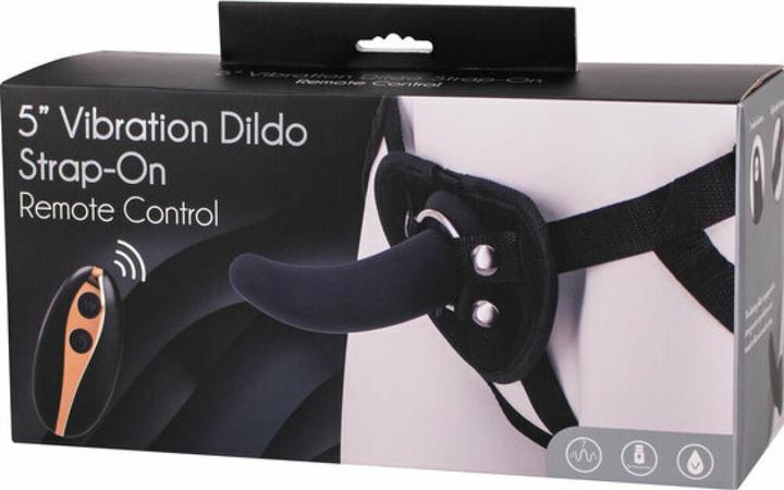 Produktbild Seven Creations Vibration Dildo Strap-On 5inch