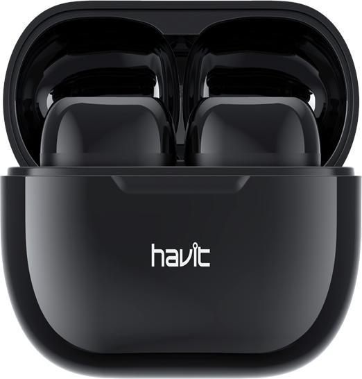 Actual product image Havit TWS Bluetooth Headset Black Wireless Headphones In Ear Music Black (100 h, Wireless)