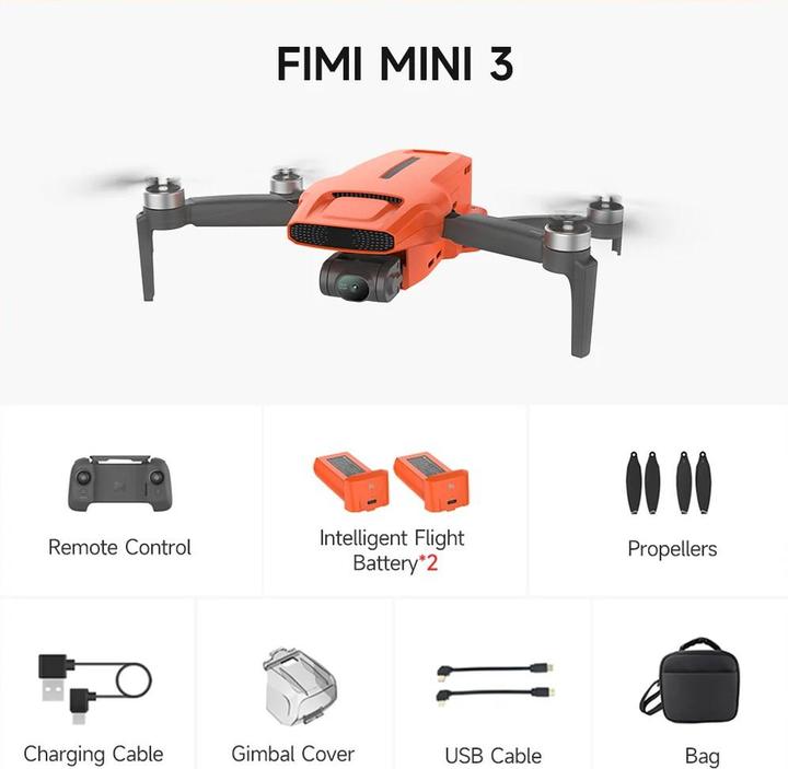 Produktbild Fimi Mini 3 (32 min, 245 g)