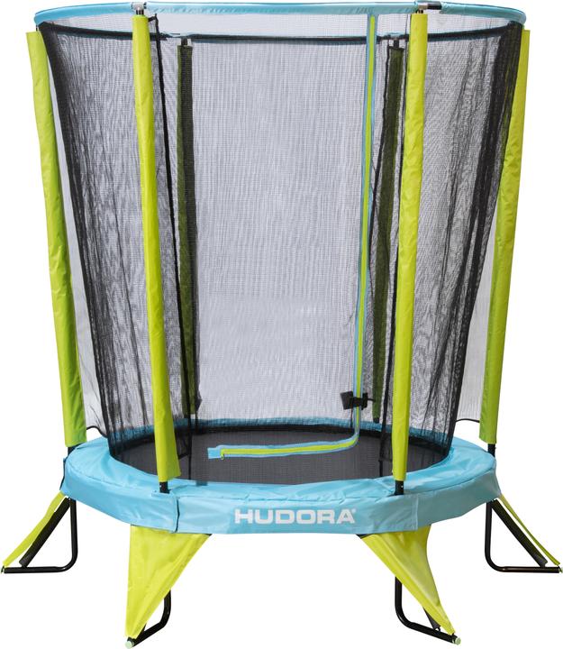 Immagine prodotto Hudora Trampolino per bambini con rete di sicurezza (140 cm)