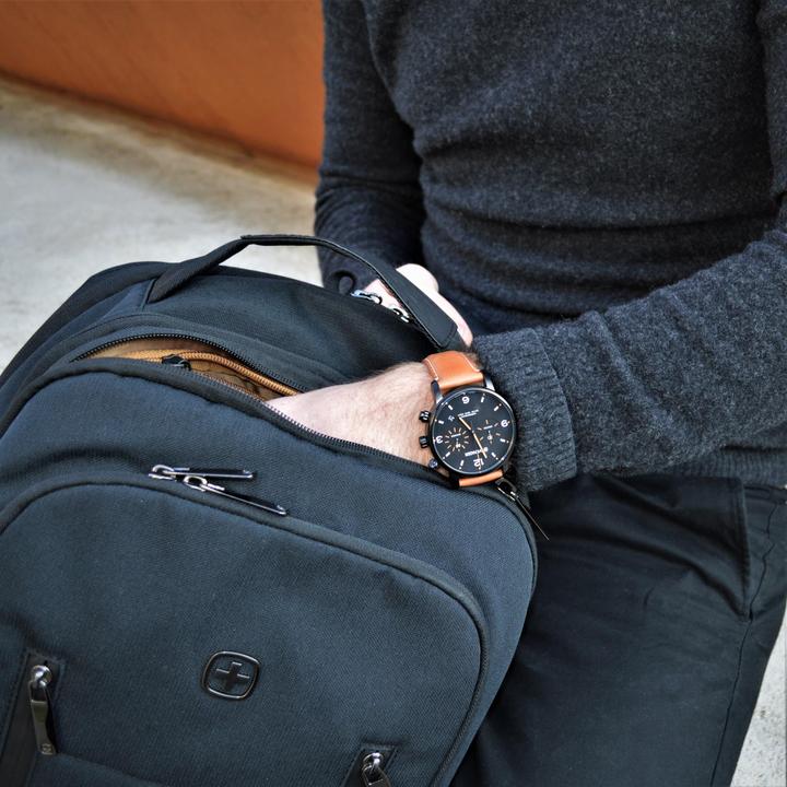 Immagine prodotto Wenger Metropolitano urbano (Cronografo, Orologio da polso analogico, Fatto in Svizzera, 44 mm)