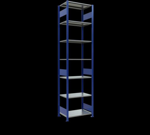 Immagine prodotto Schulte Lagertechnik Sistema di scaffalature di base senza viti MULTIplus150 con ripiani di lunghezza