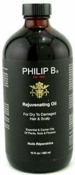 Actual product image Philip B. REJUVENATING OIL for dry to damaged hair & scalp 480 ml (480 ml, Liquid shampoo)