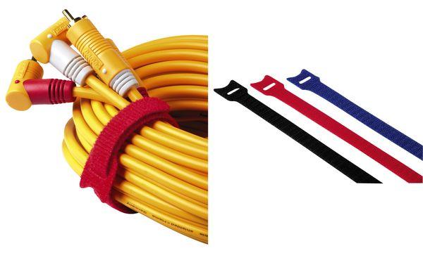 Productafbeelding Hama Klittenband kabelbinders, 12 stuks (Klittenband kabelbinder, 145 mm, 12 Pcs.)