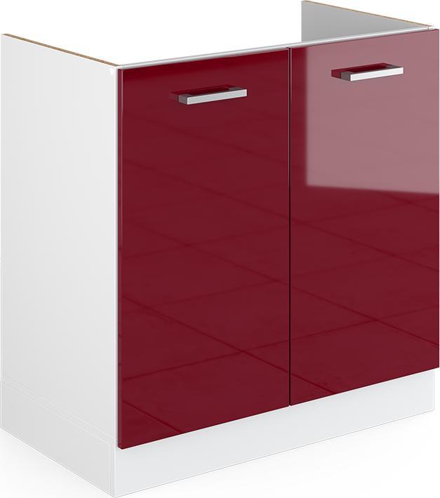 Bordeaux Hochglanz, Weiss