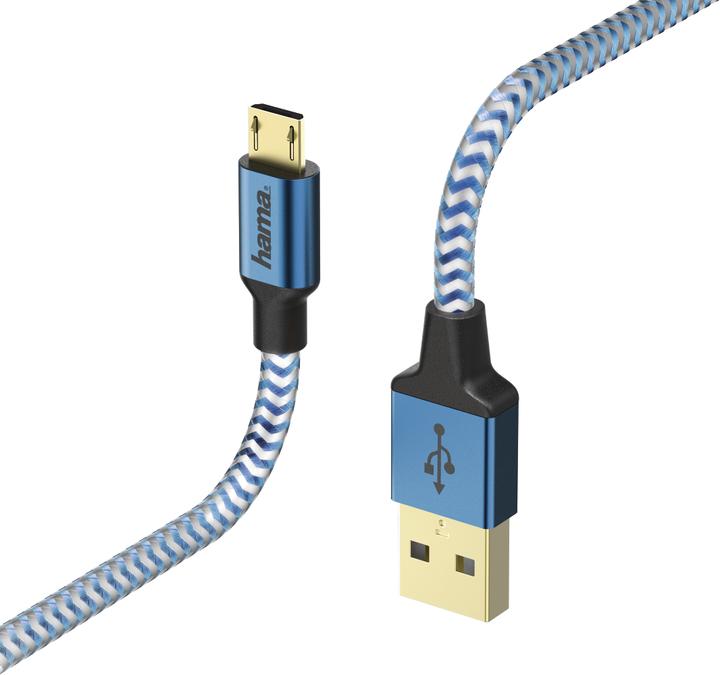 Produktbild Hama USB A – Micro USB (1.50 m, USB 2.0)