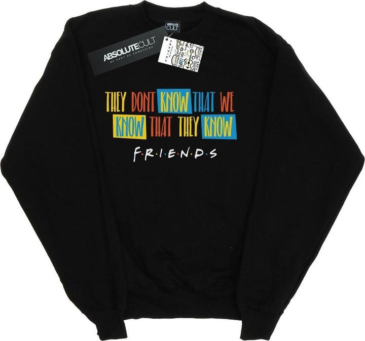 Friends They Don't Know Script Sweatshirt (L)