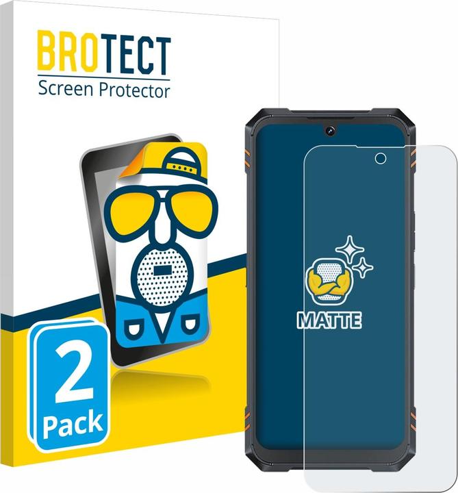 Produktbild BROTECT Entspiegelungsfolie Displayschutz Displayschutzfolie Folie Matt (2 Stück, Cubot King Kong Mini 2)