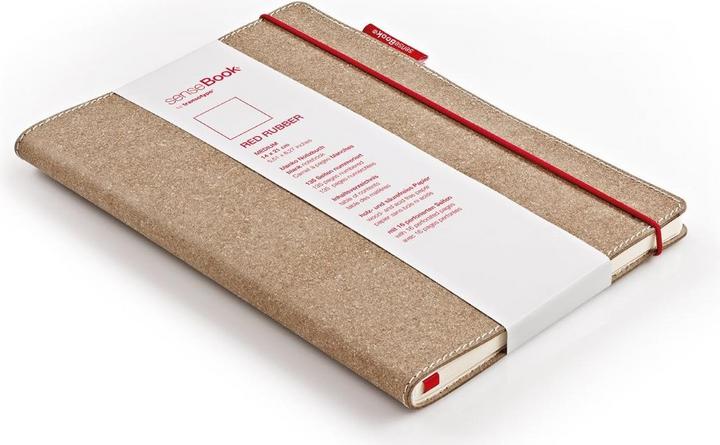 Actual product image Transotype senseBook Red Rubber (A5, Plain, Hardcover)