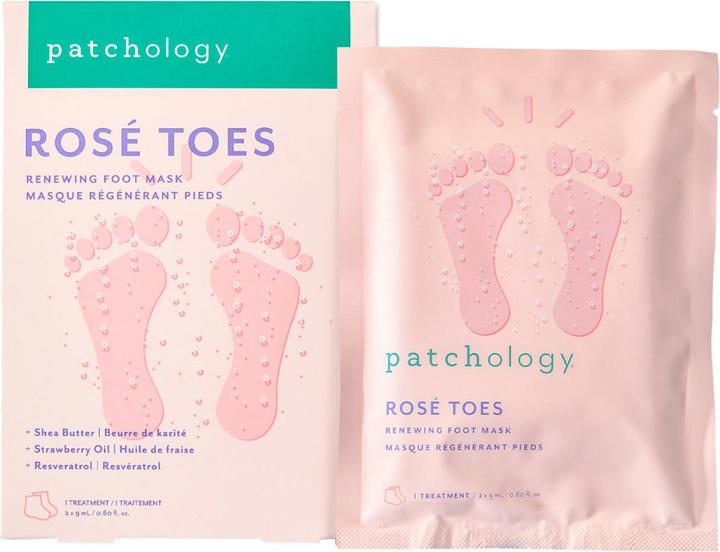 Produktbild Patchology Body - Rosé Renewing & Protecting Foot Mask (Fussmaske)