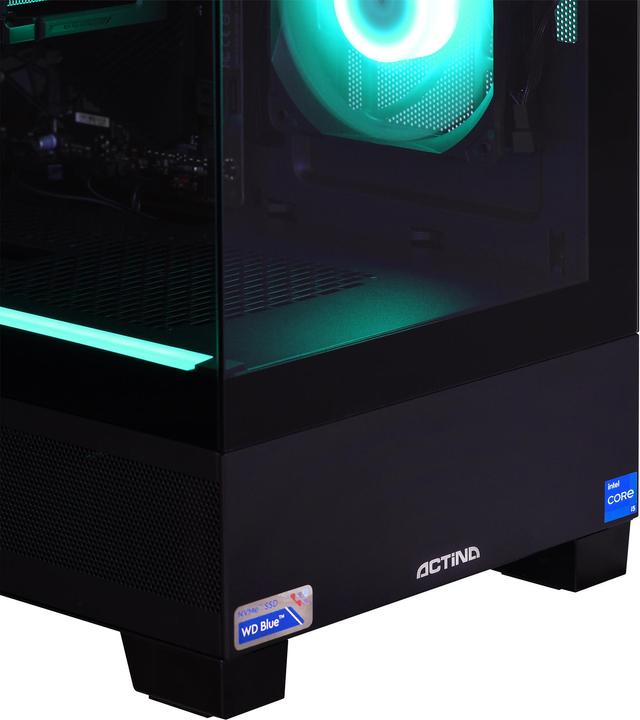 Actual product image Actina Gaming GameOn (Intel Core i5-12400F, 32 GB, 1000 GB, Arc A580)