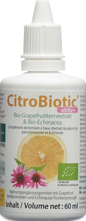 Immagine prodotto Citrobiotic attivo+ estratto di semi di pompelmo & echinacea bio (1 Pezzo/i, Liquido, 85 g)