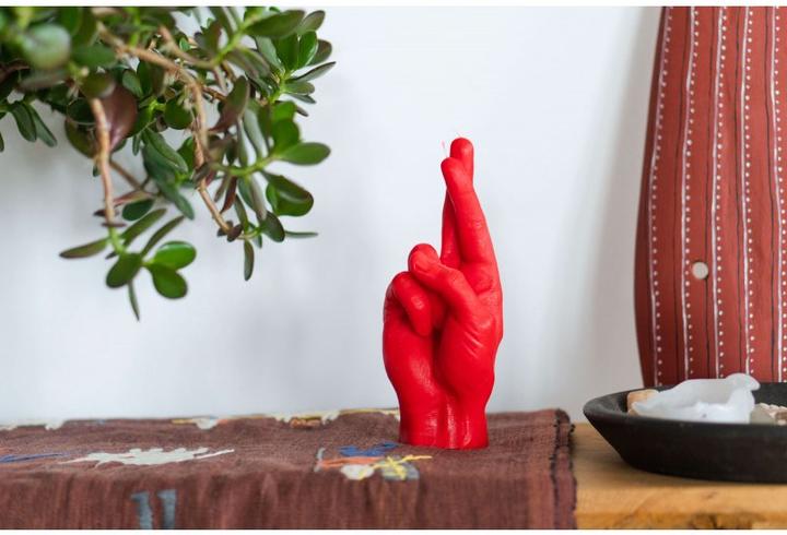 Produktbild Candle Hand Crossed Fingers (1 Stk.)