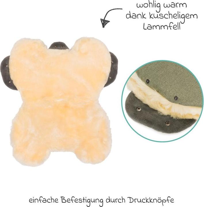 Actual product image Fillikid Handwärmer Lammfell-Handwärmer Nyby Style für Buggy