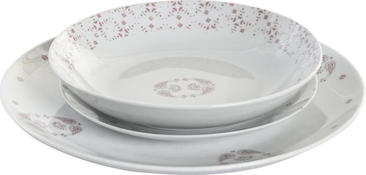 Actual product image DKD Home Decor Geschirr-Set Scandi 18 Stücke 27 x 27 x 3 cm (18 Piece)