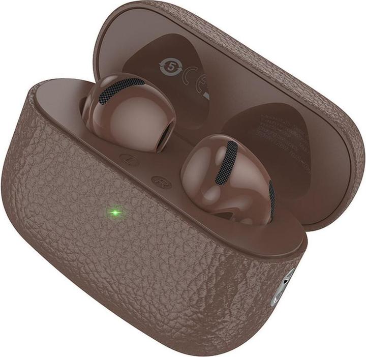 Produktbild Hoco Wireless headphones wireless earphones bluetooth TWS EQ15 brown (6 h, Kabellos)