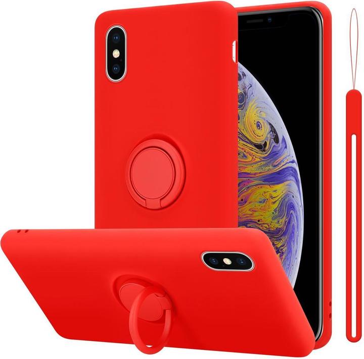 Actual product image Cadorabo TPU Liquid Ring Silicone Case Cover (Apple iPhone XS Max)