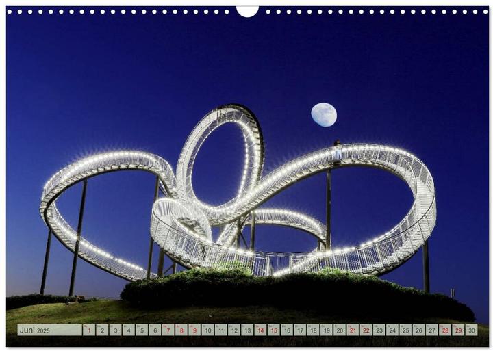 Actual product image RUHRPOTT LICHTER (Wandkalender 2025 DIN A3 quer), Monatskalender (A3, German)