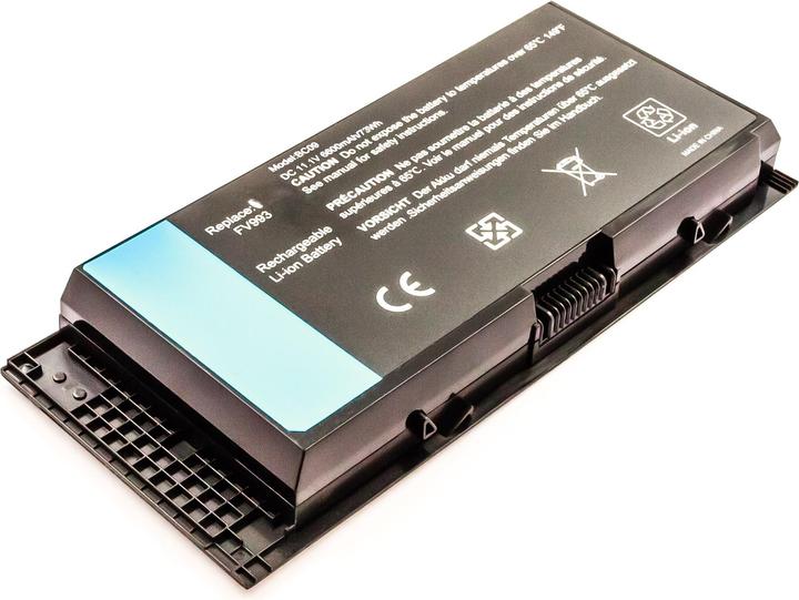 Actual product image AGI Battery compatible with Dell Precision M6800 (6600 mAh)