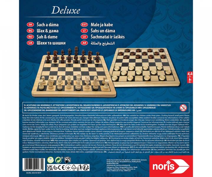 Produktbild Noris Spiel Schach und Dame