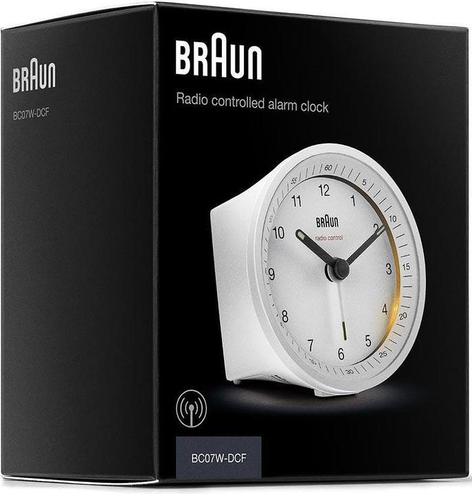 Actual product image Braun Classic radio-controlled alarm clock