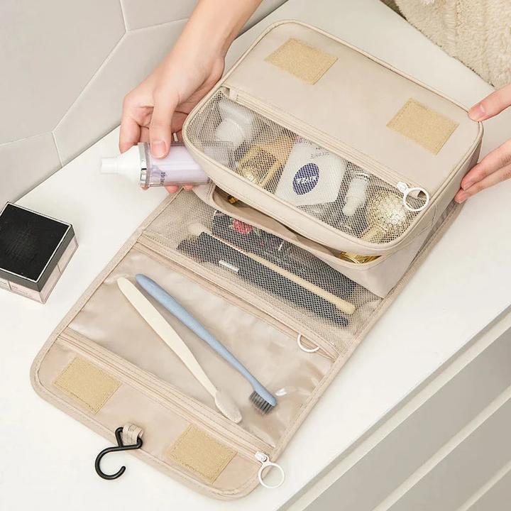 Produktbild Only-Bags.Store Kulturbeutel, Make-up-Taschen, solide, faltbar, Kosmetiktaschen, Reisen, PVC, wasserdicht