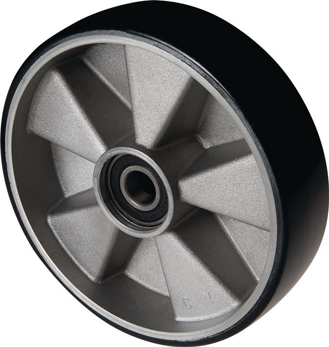 Image du produit Pfaff Volant polyuréthane L. du moyeu. 43 mm L. roue 50 mm Ø roue 200 mm Jante en fonte d'aluminium