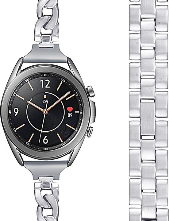 Actual product image Cover-Discount 20mm stainless steel bracelet silver (20 mm, Stainless steel)