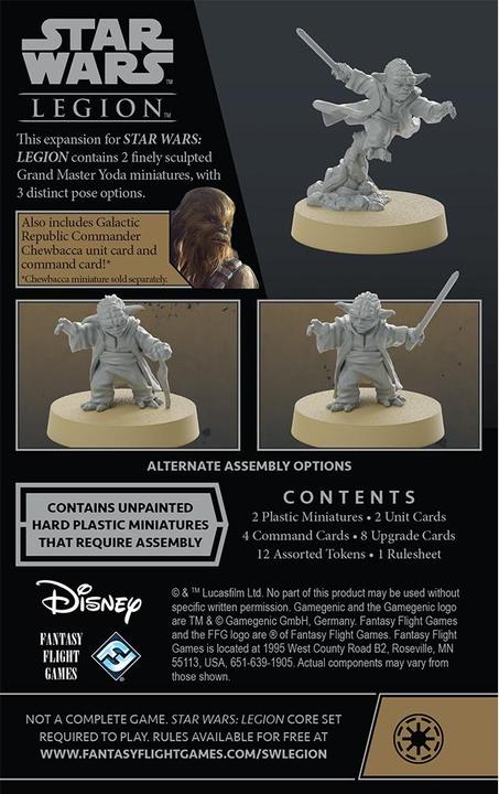Produktbild FFG FFGD4676 - Grossmeister Yoda - Star Wars Legion, ab 14 Jahren (DE-Erweiterung) (Deutsch)