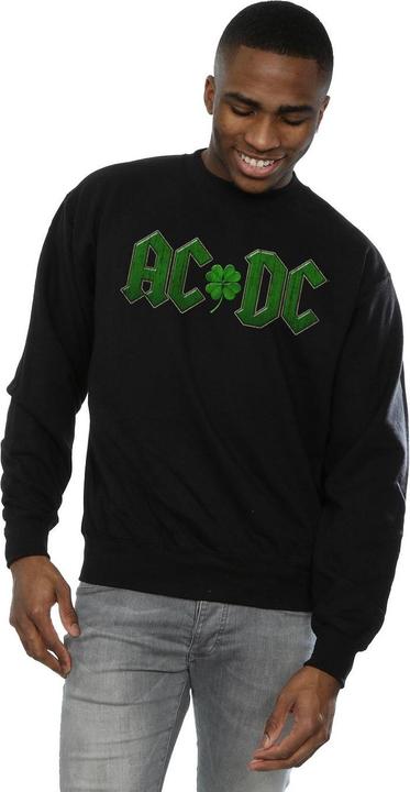 Actual product image AC/DC Mens Shamrock Logo Cotton Sweatshirt (4XL)