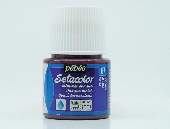 Image du produit Pebeo Setacolor opaque (Violet prune chatoyant, 45 ml)