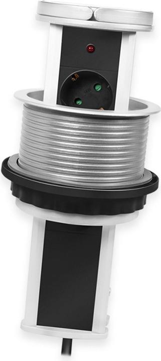 Actual product image LogiLink Pop-Up power strip (3 x, CEE 7/3, 1.80 m)