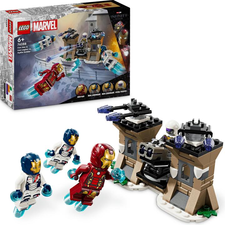 Produktbild LEGO Iron Man & Iron Legion vs. Hydra-Soldat (76288, LEGO Marvel)