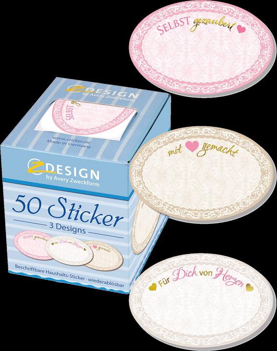 Produktbild Avery Zweckform ZDesign Sticker auf Rolle "Selbst gezaubert Etiketten aus Papier, wiederablösbar, beschrif
