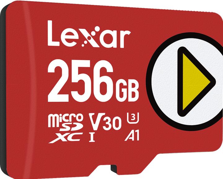 Image du produit Lexar Carte Mémoire Micro Sd Play - 256go (256 Go, microSDXC, U1, UHS-I)