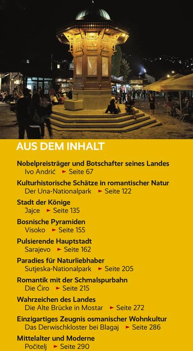 Image du produit Reiseführer Bosnien und Herzegowina (Allemand, Matthias Jacob, Marko Plesnik, 2024)