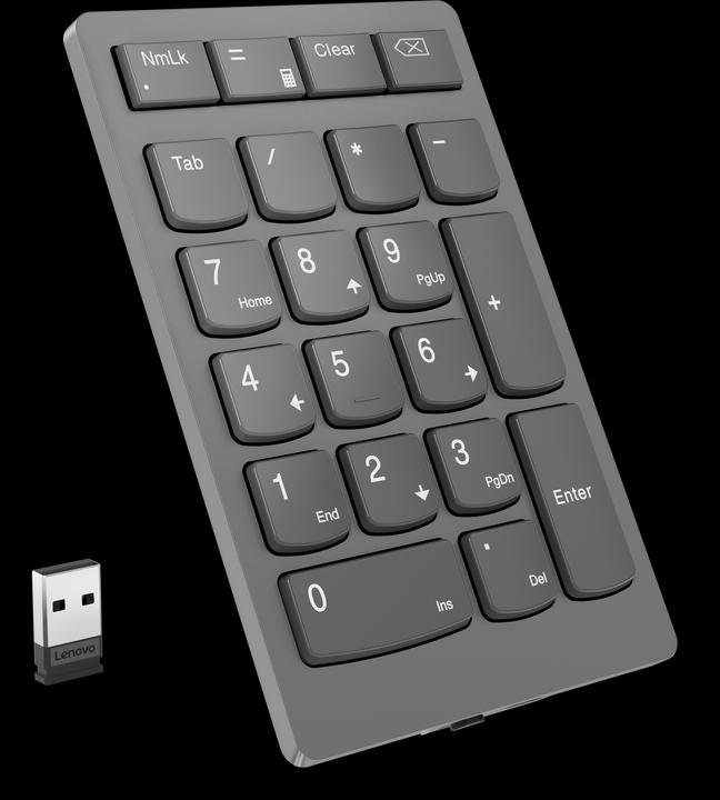Image du produit Lenovo Go Wireless Numeric Keypad (Pavé numérique, Sans fil)
