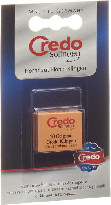 Credo Ersatzklingen Hornhauthobel (10 x)