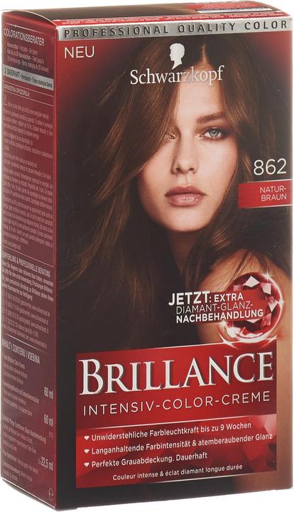 Actual product image Schwarzkopf 862 Natural brown (Natural brown)